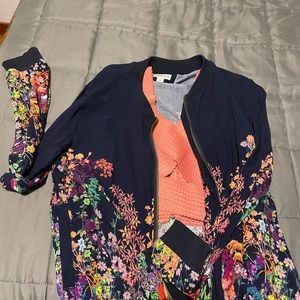 Crop top and jacket set